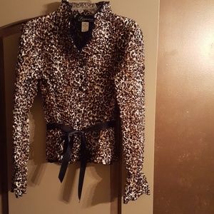 Frascara animal print jacket